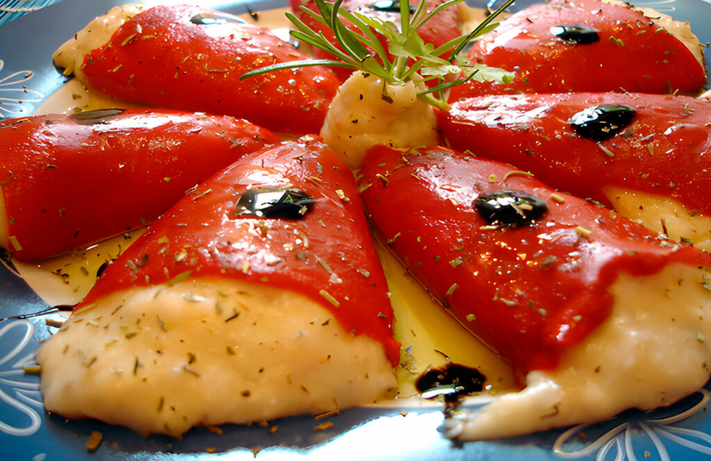 Receta de Pimientos de Piquillo Rellenos de Carne y Enmental