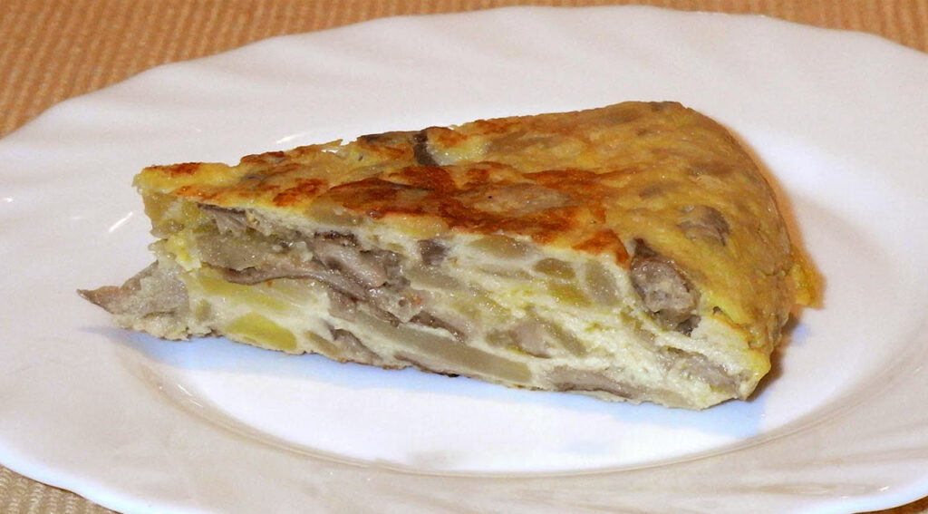 Receta de Tortilla de Patatas y Setas Thermomix®