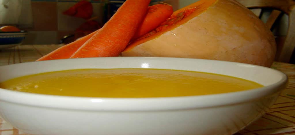 Crema de Calabaza Thermomix con Zanahoria