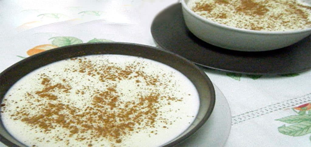 natillas con coco