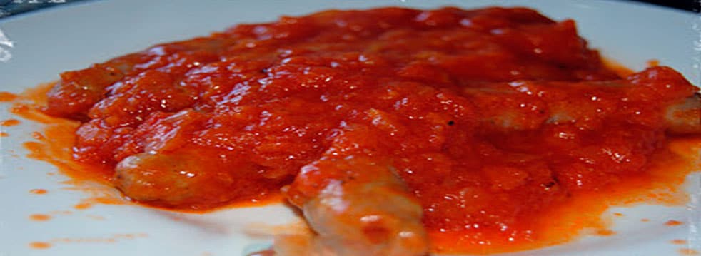 Receta de Salchichas con Tomate
