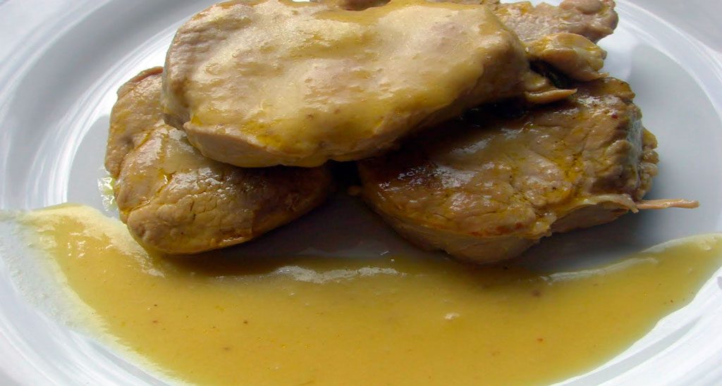 Receta de Solomillo a la Mostaza